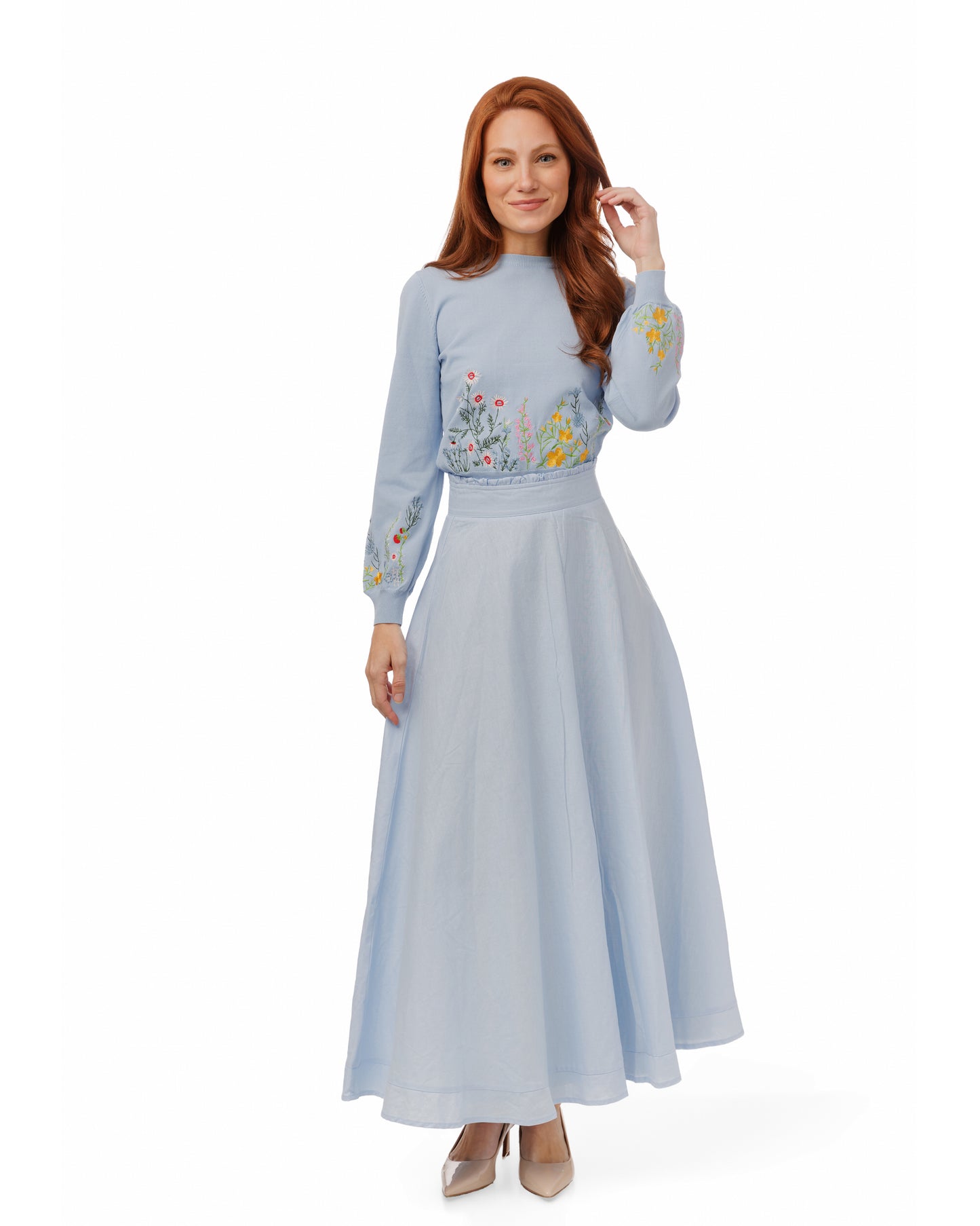 LIGHT BLUE SPRING SUMMER SET