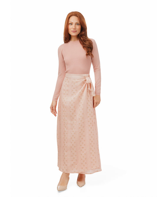 LIGHT PINK RIBBED TOP