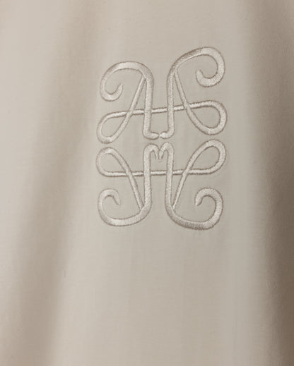 THE QUARTER SLEEVE CROPPED TEE