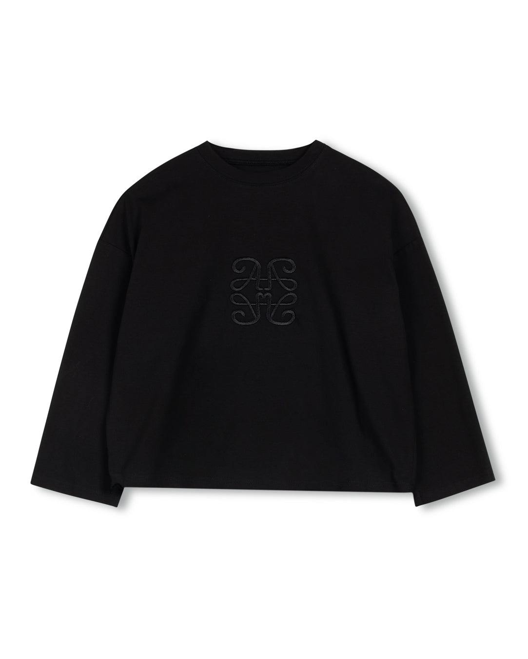 THE QUARTER SLEEVE CROPPED TEE