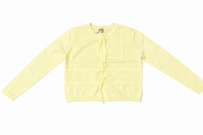 LIGHT TIE CROPPED CARDIGAN