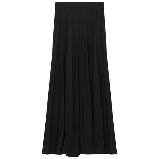 LADIES RIBBED MAXI PANEL SKIRT