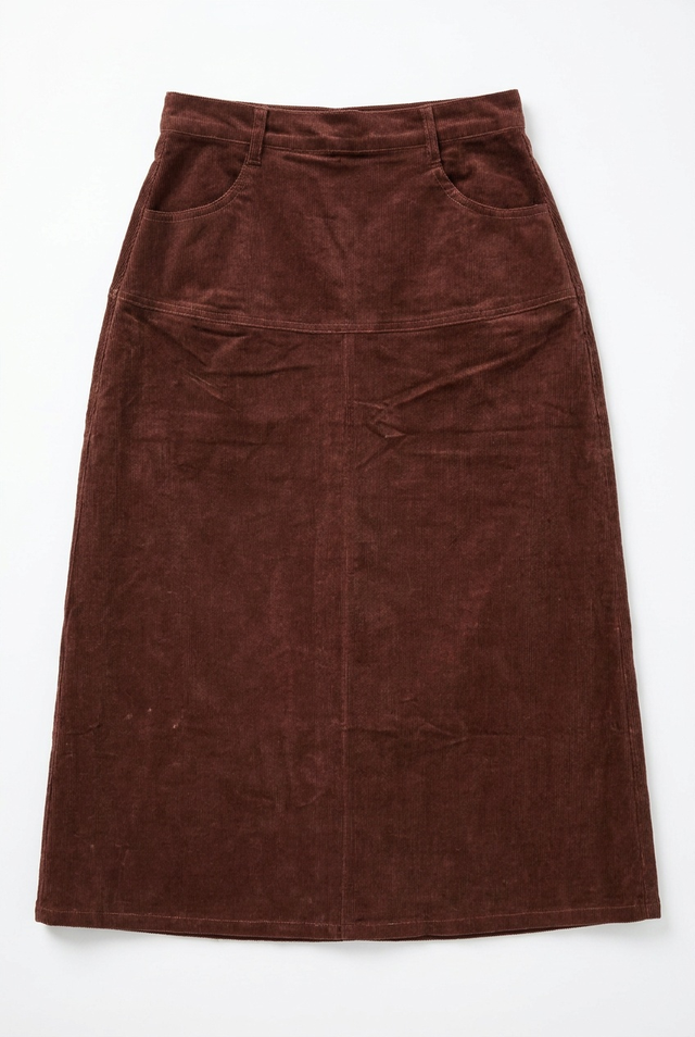 CORDUROY FLARE SKIRT