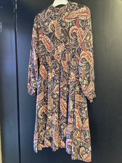 SHIMMER PAISLEY DRESS