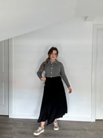 Load image into Gallery viewer, FAUX WRAP COTTON SKIRT
