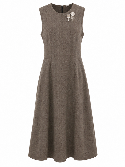 HERRINGBONE MIDI JUMPER