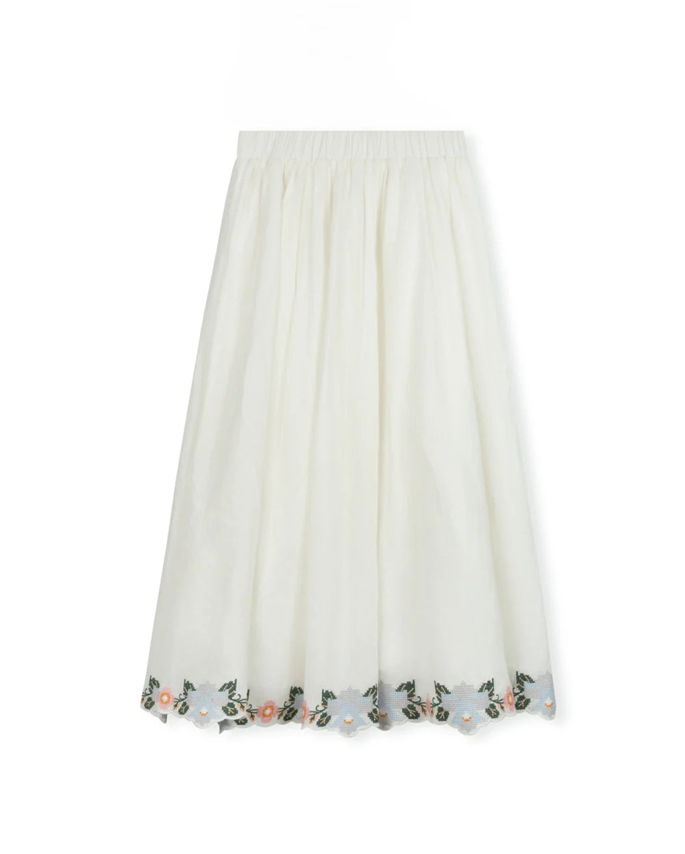 PASTEL EMBROIDERED SKIRT