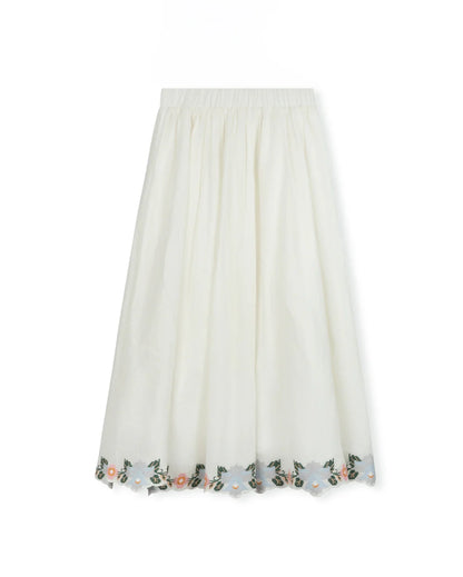 PASTEL EMBROIDERED SKIRT