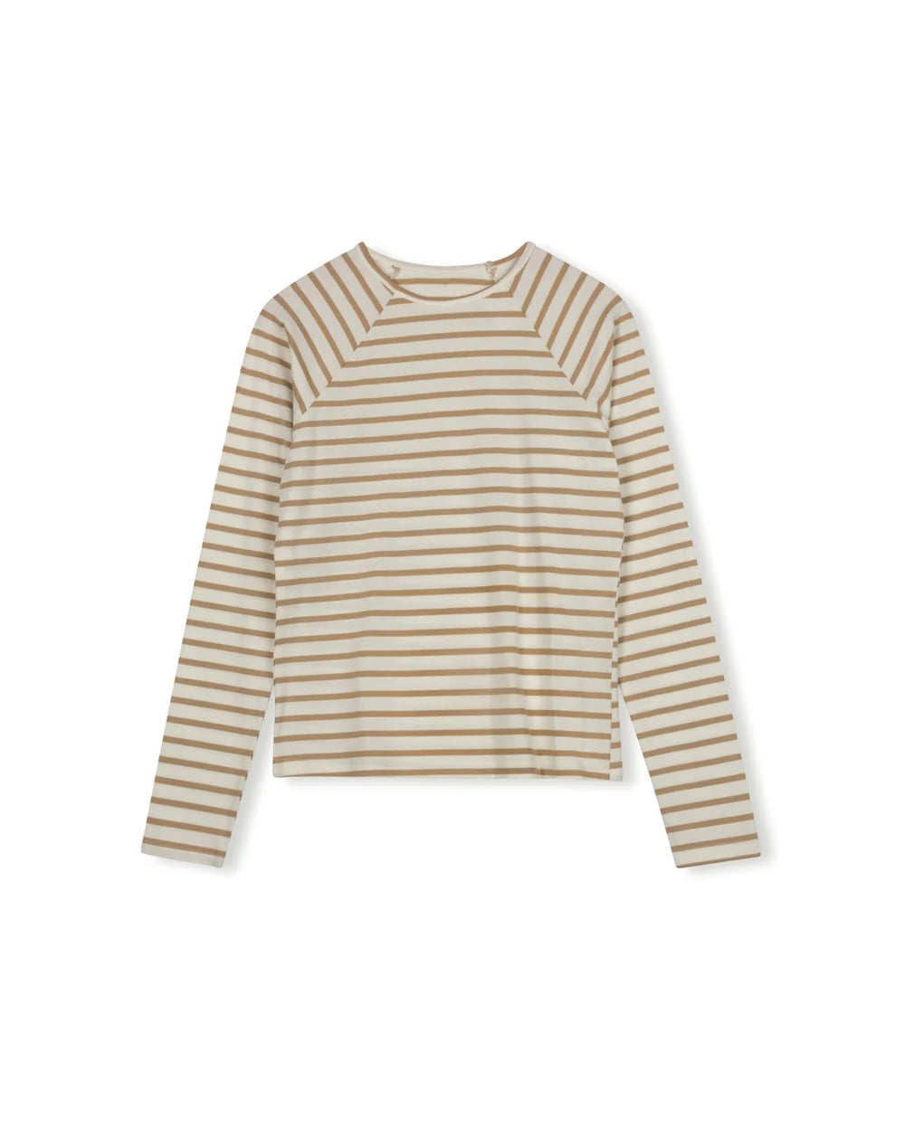 STRIPED RAGLAN SLEEVE TEE