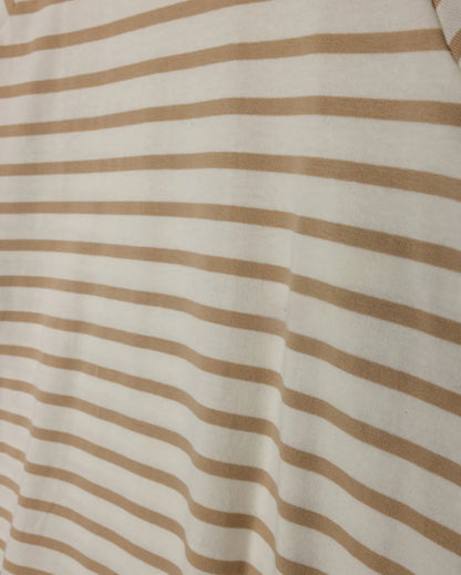 STRIPED RAGLAN SLEEVE TEE