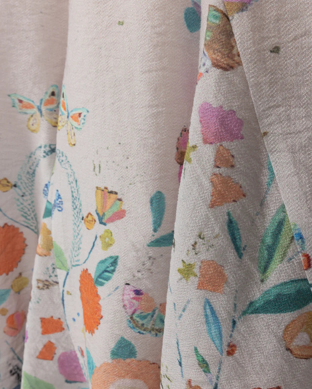 PANELED DETAILED SWING DRESS
