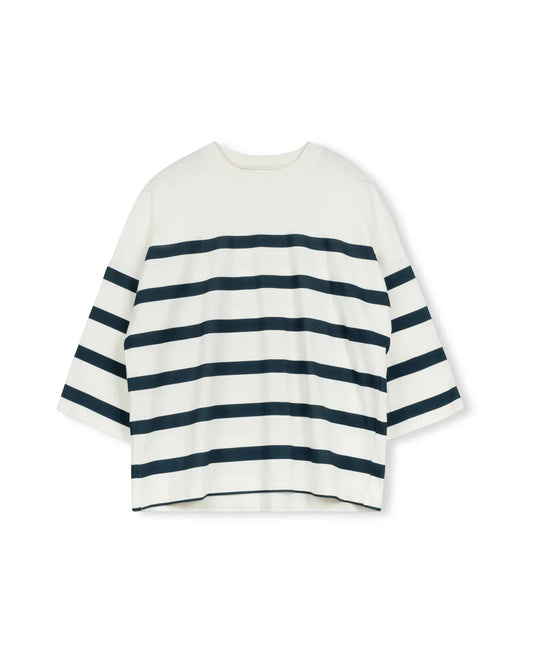 STRIPED DOLMAN TOP