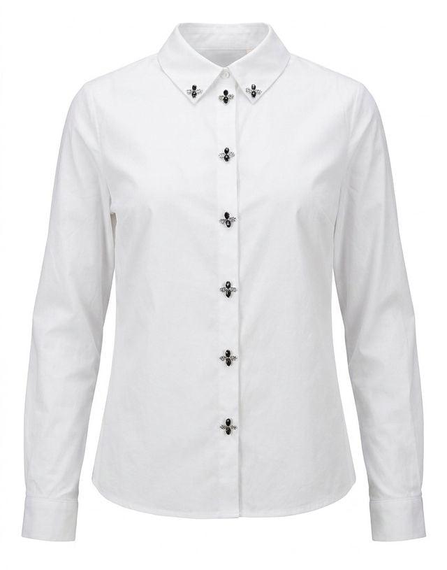 SHIRT WITH RHINESTONE