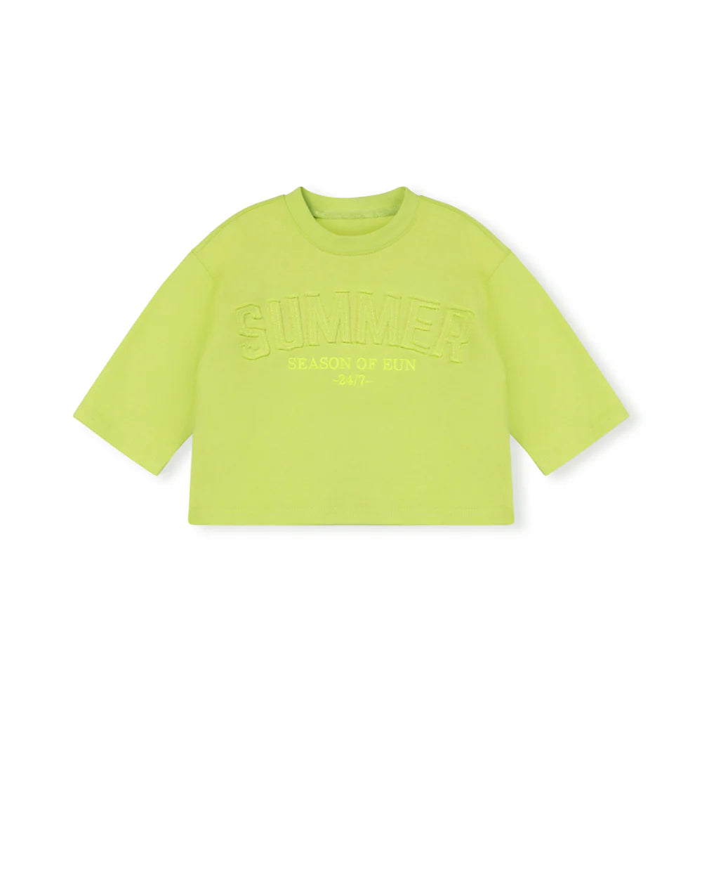 DONNY SELF FABRIC DETAILED TEE