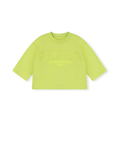 DONNY SELF FABRIC DETAILED TEE