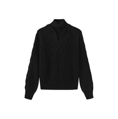 TONE ON TONE SWEATER TURTLENECK