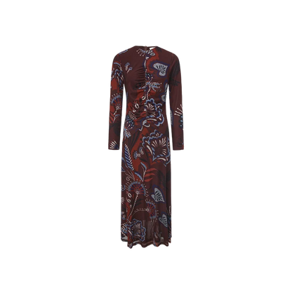 MESH GATHERED DRESS