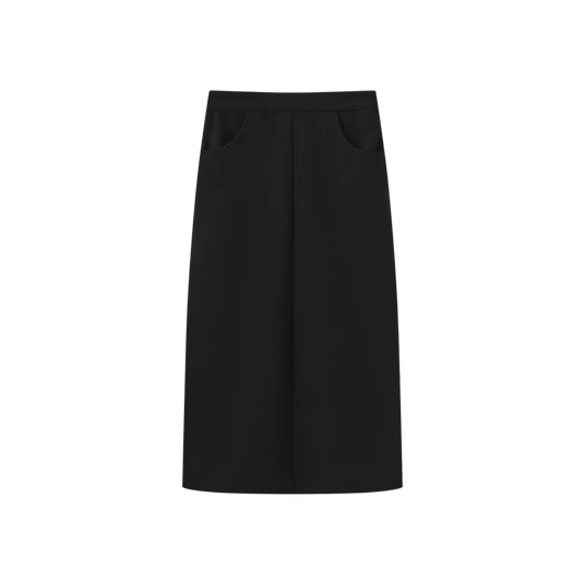 PONTI SIDE ZIPPER MAXI SKIRT