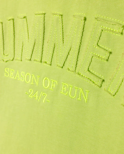 DONNY SELF FABRIC DETAILED TEE