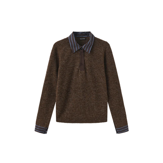 MOHAIR BLOUSE DETAILED SWEATER