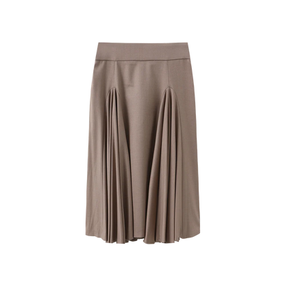 WANE WOOL OPEN PANEL SKIRT