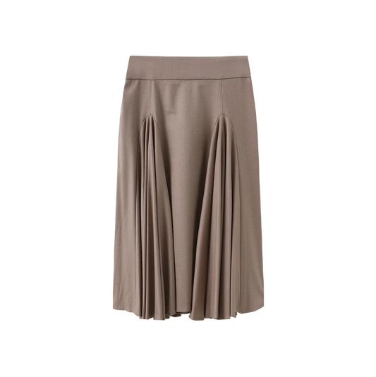 WANE WOOL OPEN PANEL SKIRT