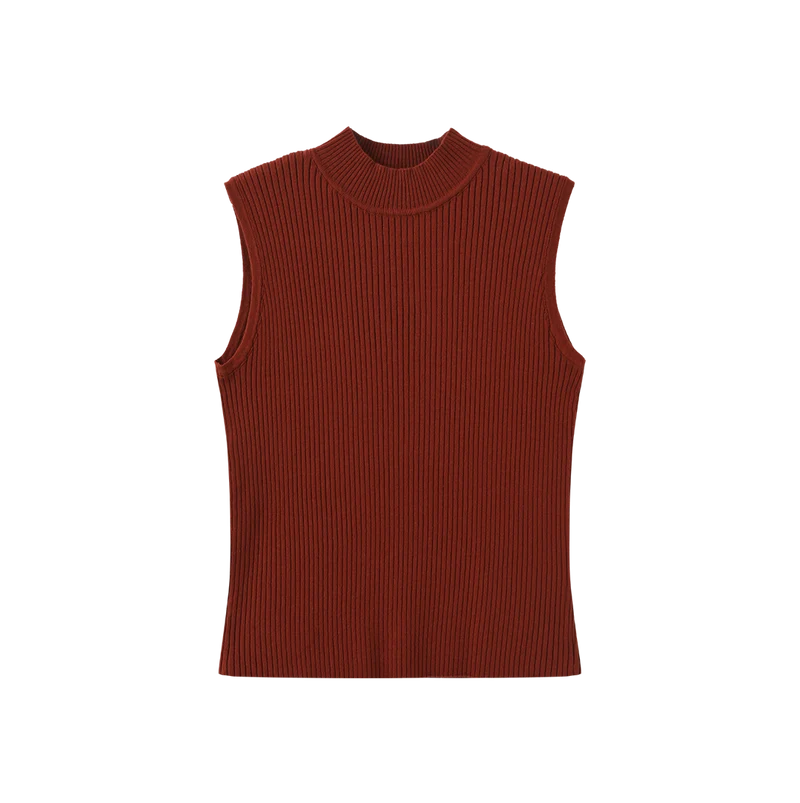 THICK RIBBED KNIT TANK