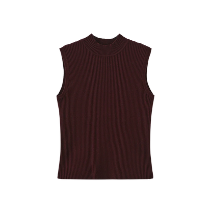 THICK RIBBED KNIT TANK