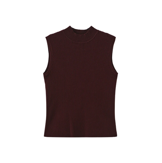 THICK RIBBED KNIT TANK