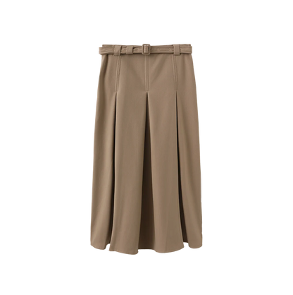MICA WOOL MIDI SKIRT