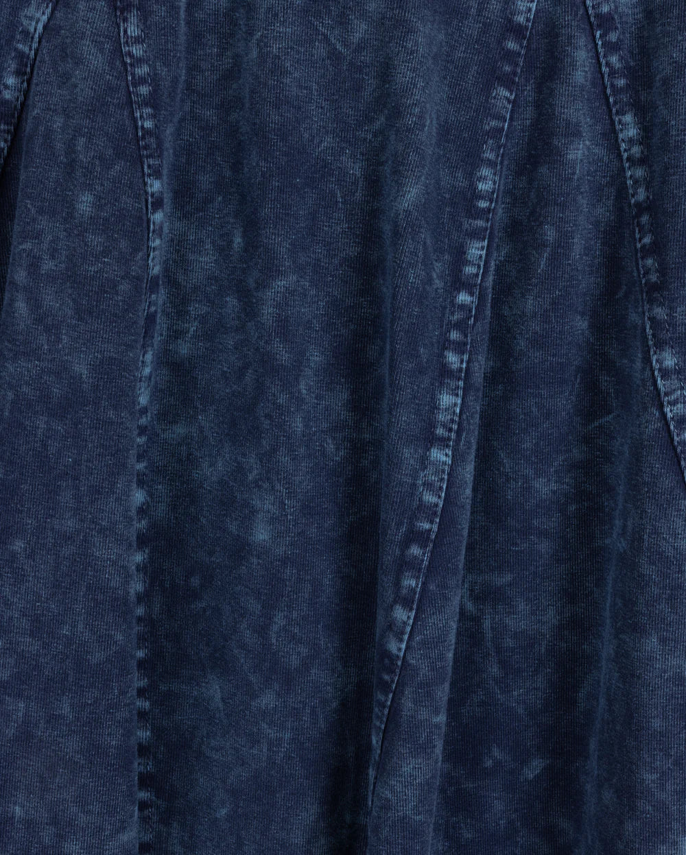 MINERAL WASH OPEN PANEL MIDI SKIRT
