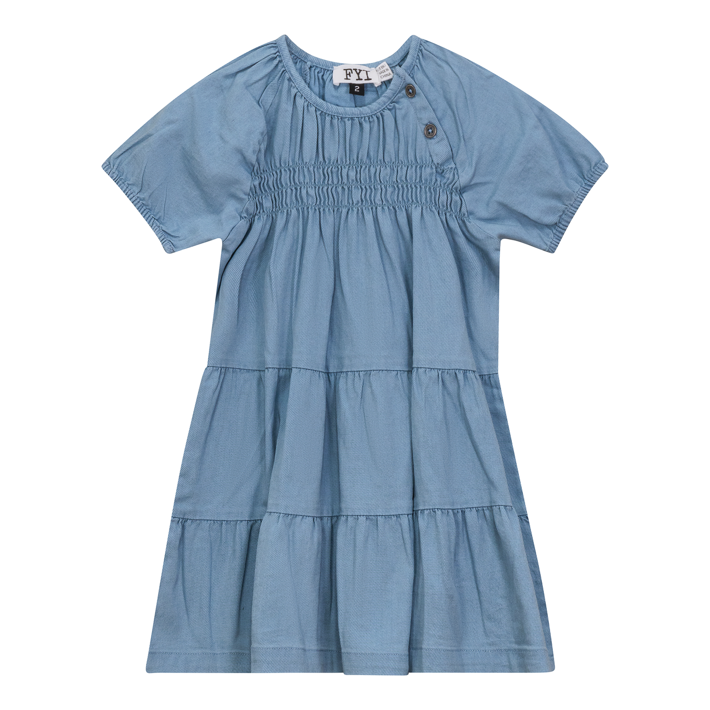 DENIM SMOCK DRESS