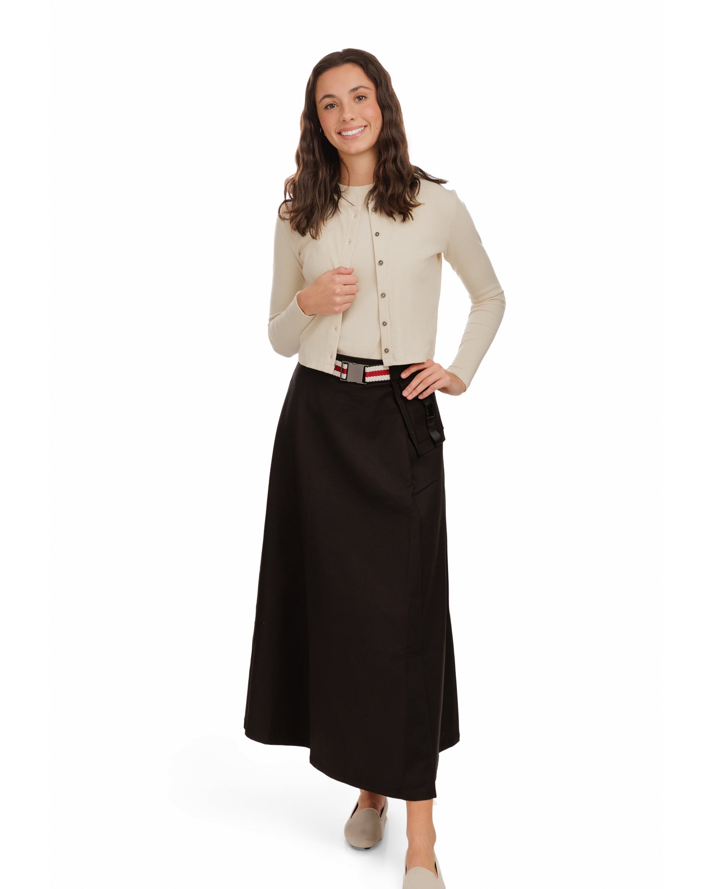 A-LINE BUCKLE SKIRT