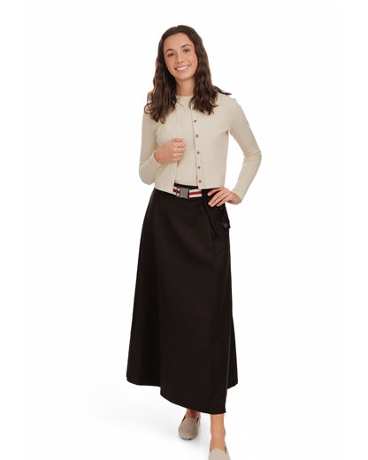 A-LINE BUCKLE SKIRT