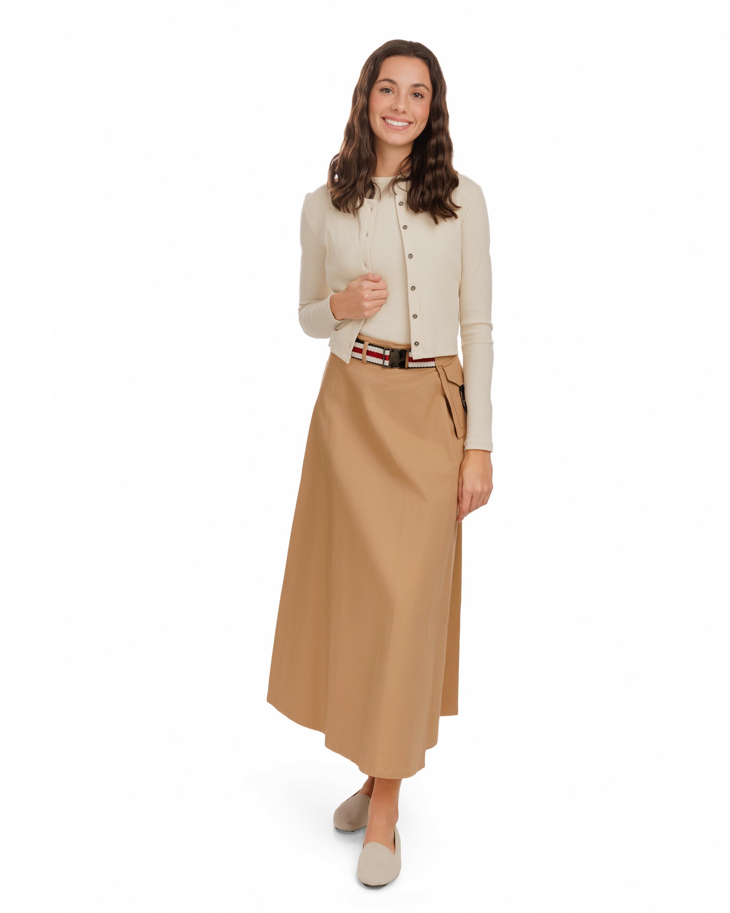 A-LINE BUCKLE SKIRT