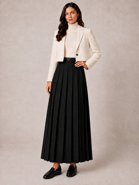 PLEATED SKIRT