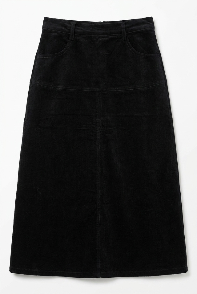 CORDUROY FLARE SKIRT
