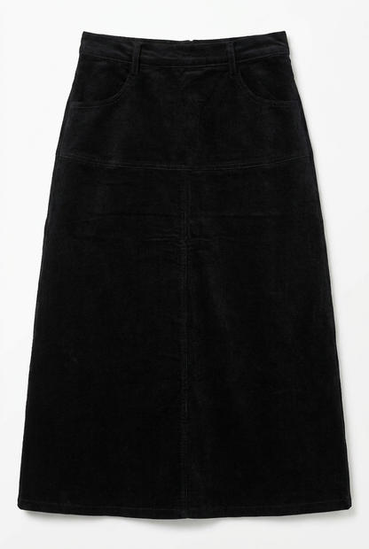 CORDUROY FLARE SKIRT