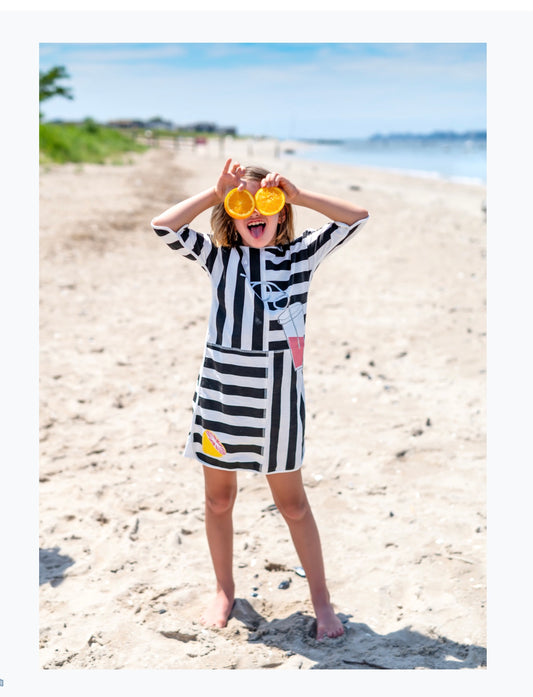 Lemonade color block dress