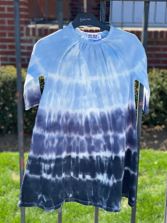 Tie Dye Ribbed Dress