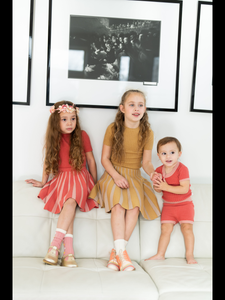 Thin Knitted Pleated Set