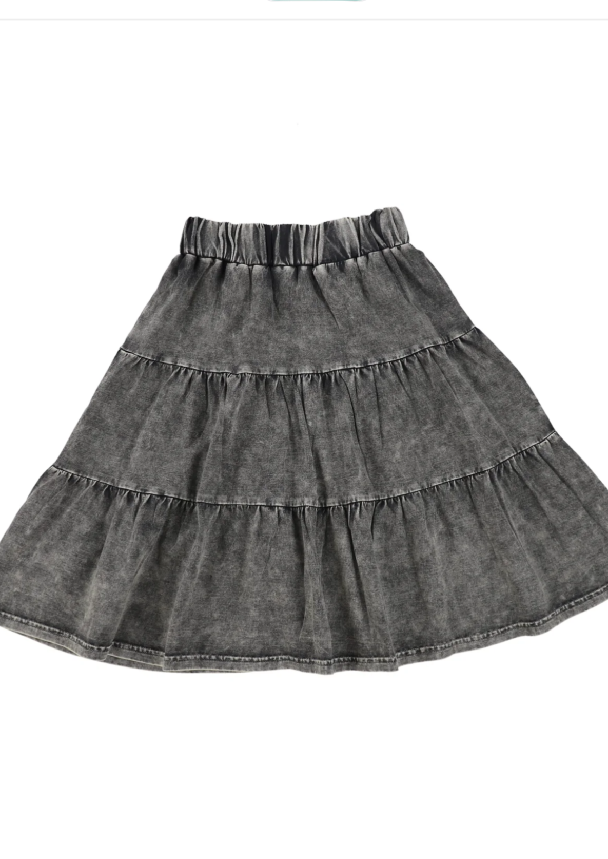 CLOVE SKIRT SHORT MINERAL WASH BLACK