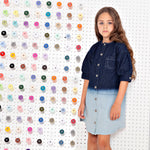 Load image into Gallery viewer, Denim Ombré Loose Shirt Dress
