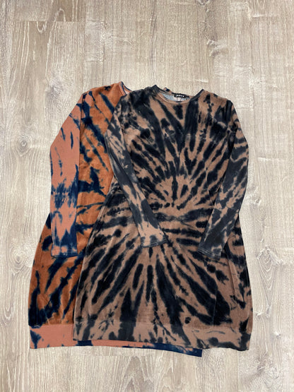 Velour Tye Dye Dress