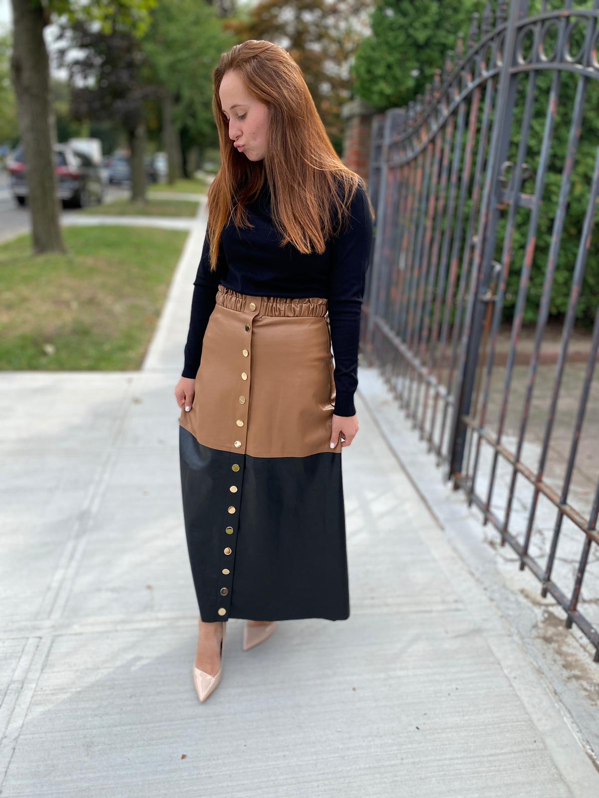 Leather LYNE Skirt