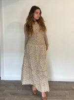 Load image into Gallery viewer, LONG SKIRT WITH LACE DETAIL
