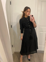 Load image into Gallery viewer, LONG BLACK DRESS
