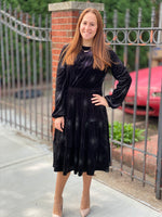 Load image into Gallery viewer, Velvet Tiered Dress
