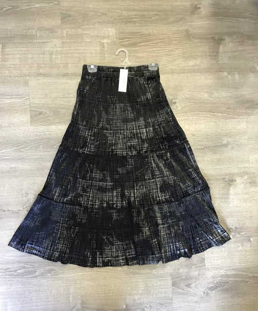 Velvet Tiered Skirt