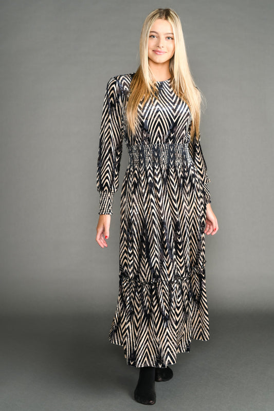 Zig Zag Maxi Dress